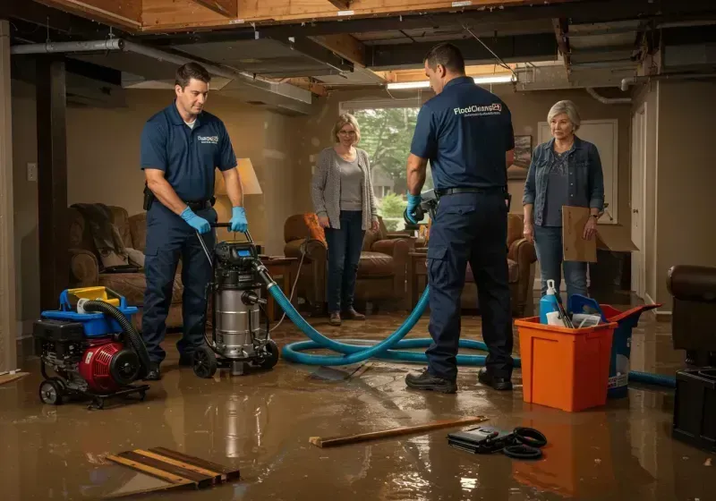 Basement Water Extraction and Removal Techniques process in Forney, TX